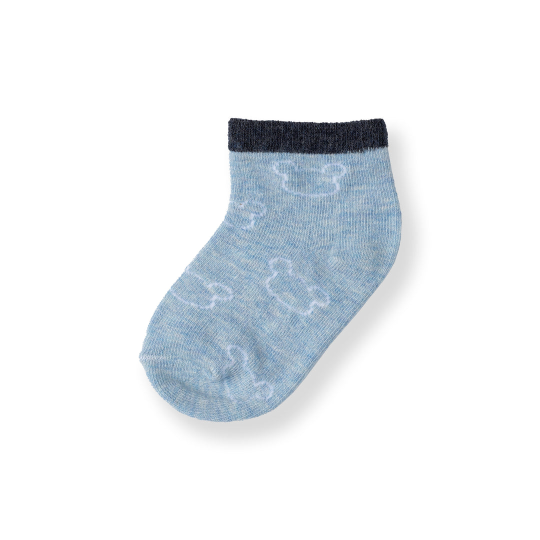 Poney Baby Boys Printed All Over Bear Melange Socks