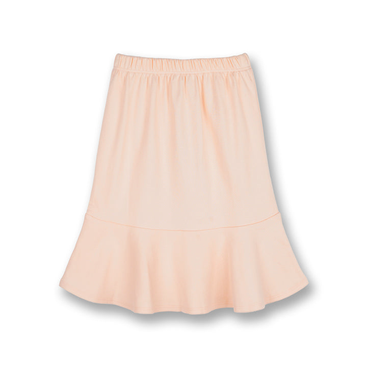 Poney Girls Light Orange Midi Skirt