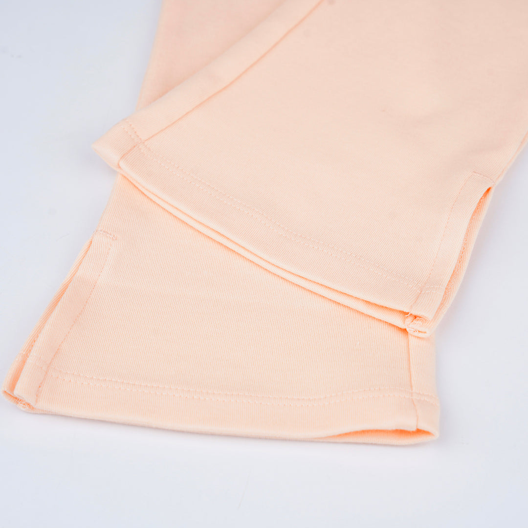 Poney Girls Light Orange Flared Long Pants