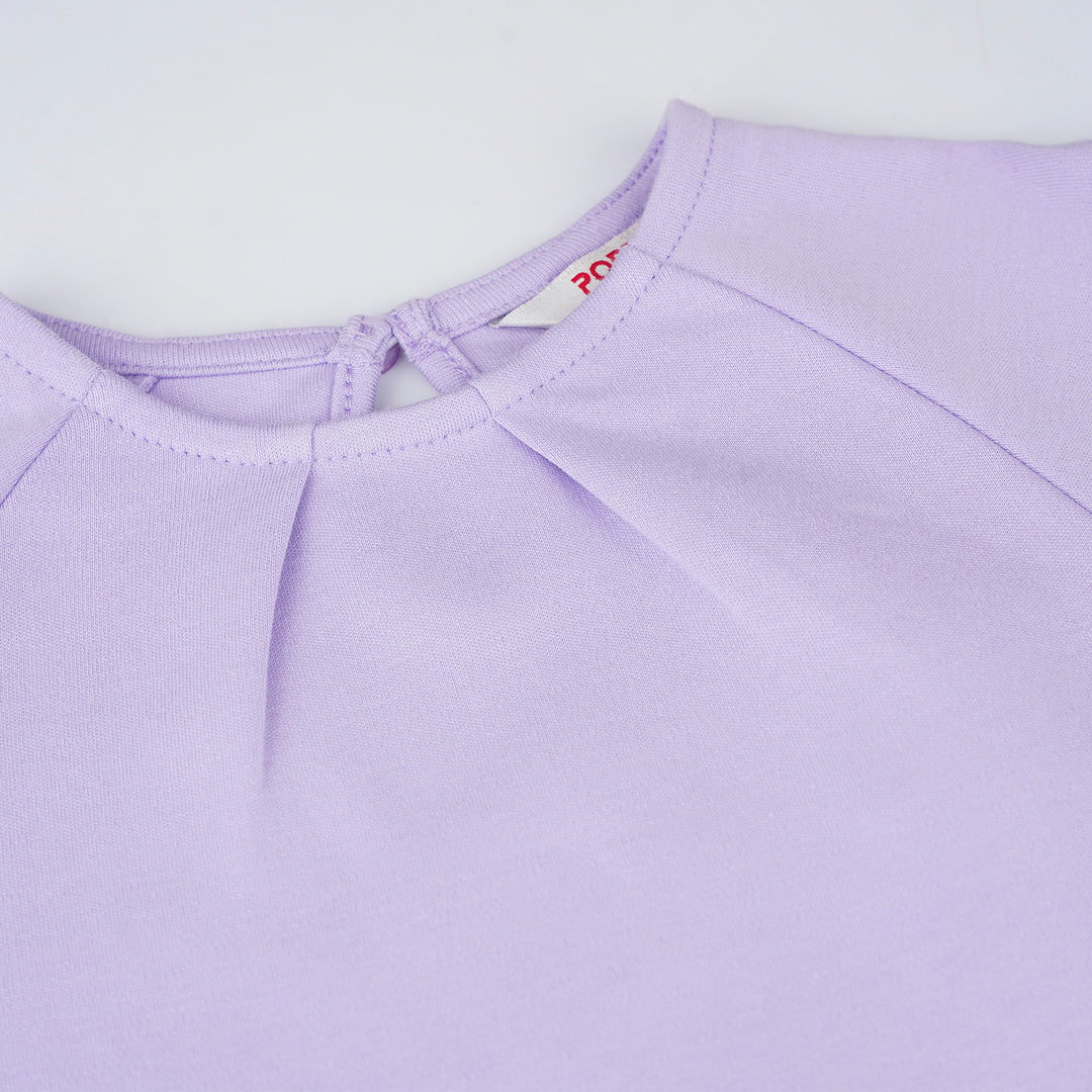 Poney Girls Light Purple Flared Long Pants