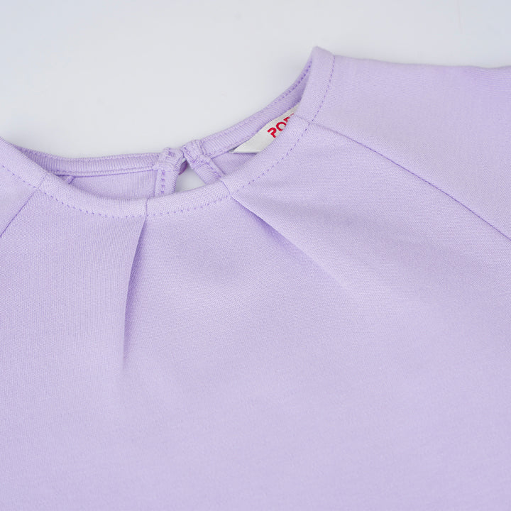 Poney Girls Light Purple Flared Long Pants