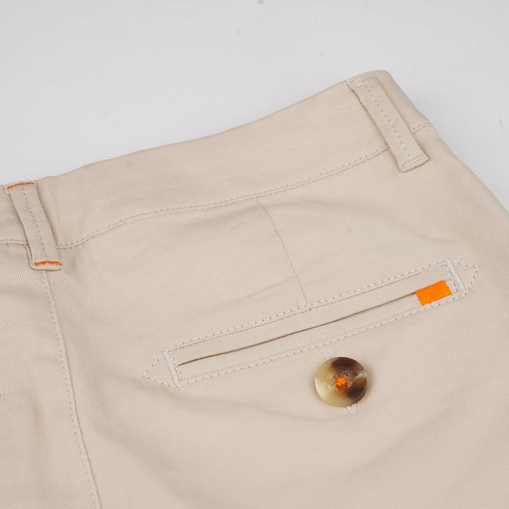 Poney Boys Khaki Twill Brush Long Pants