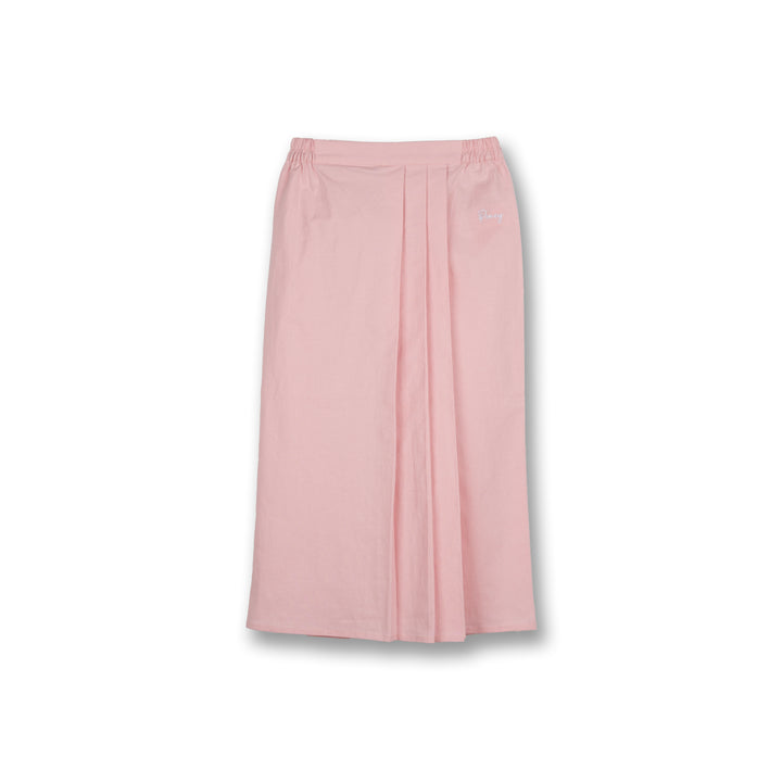 Poney Girls Light Pink Pleats with Folded Long Skirt