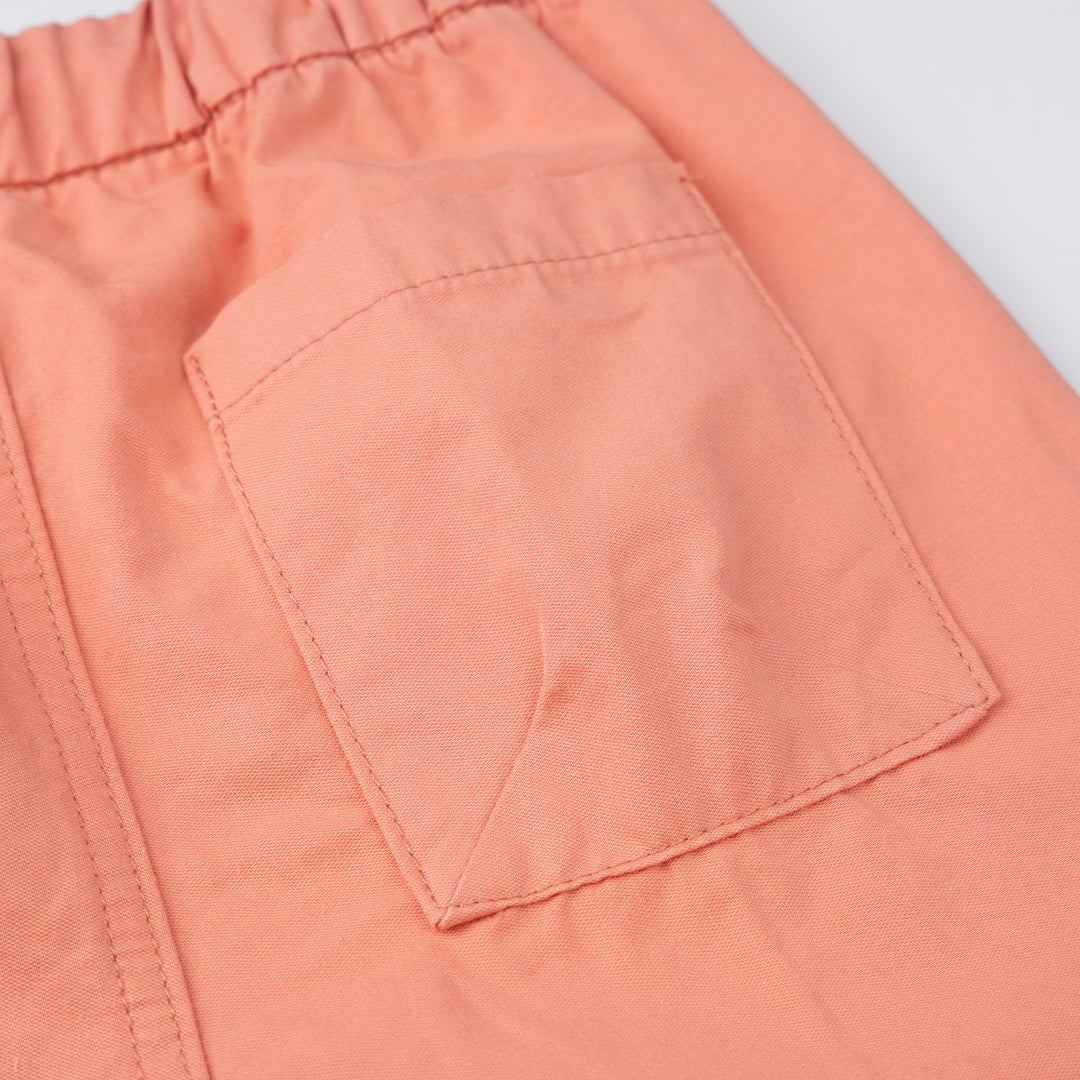 Poney Boys Orange Stylish Woven Bermuda