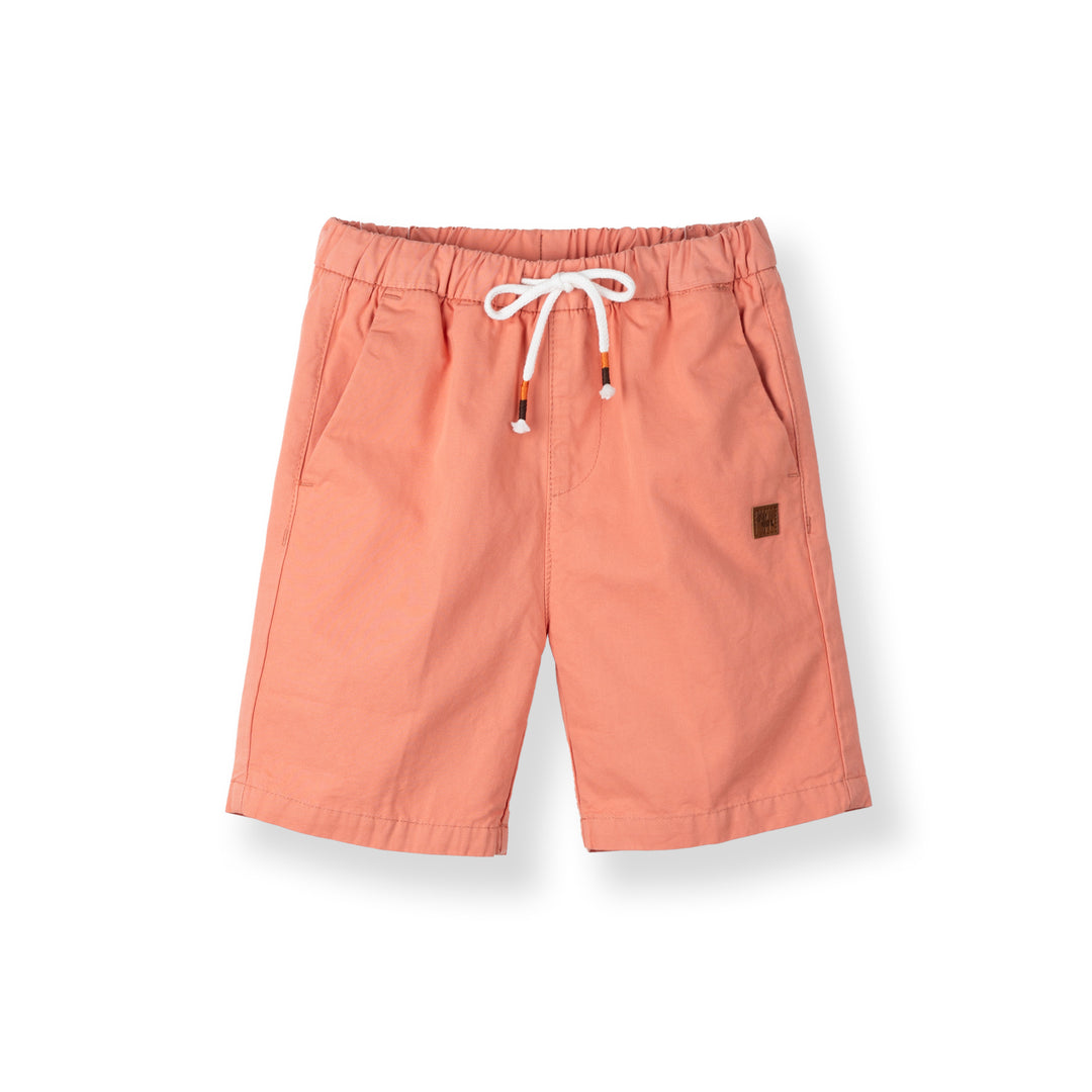 Poney Boys Orange Stylish Woven Bermuda