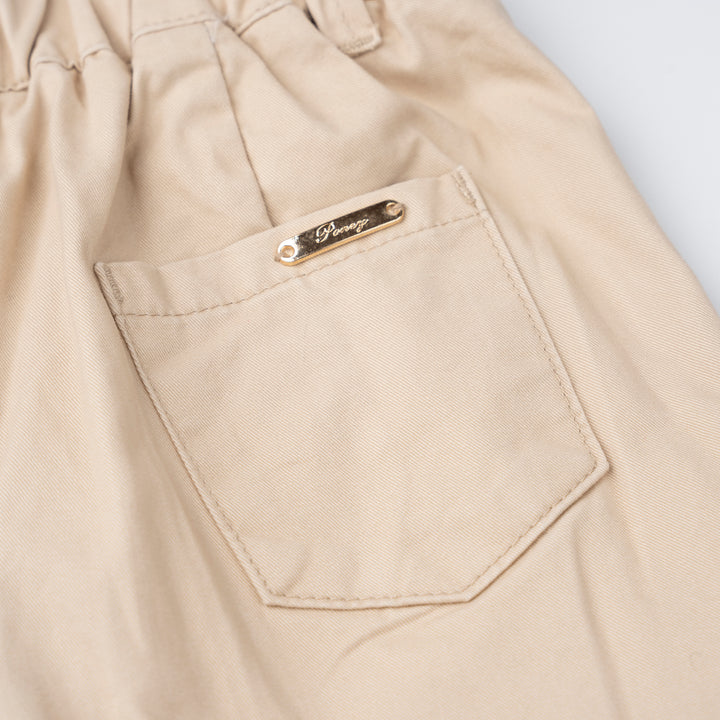 Poney Girls Khaki Highwaist Marine Long Pants