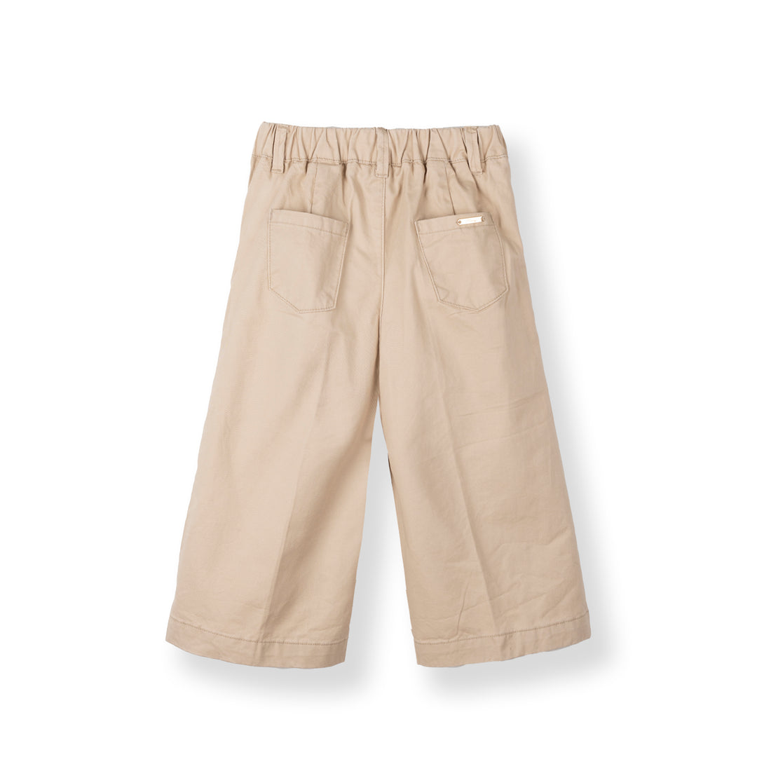 Poney Girls Khaki Highwaist Marine Long Pants
