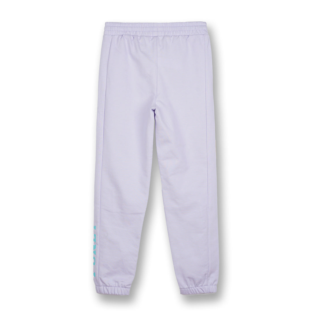 Poney Boys Purple Side Print Logo Cut & Sew Jogger