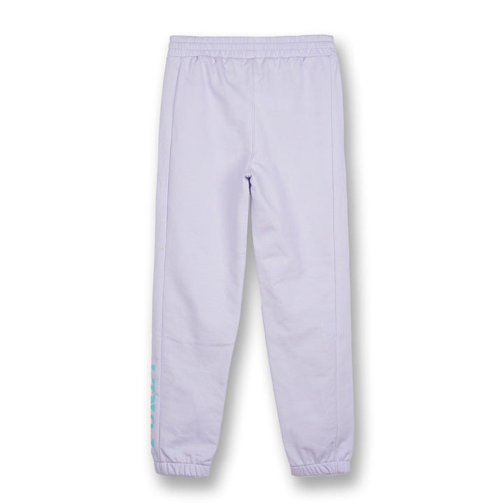 Poney Boys Purple Side Print Logo Cut & Sew Jogger