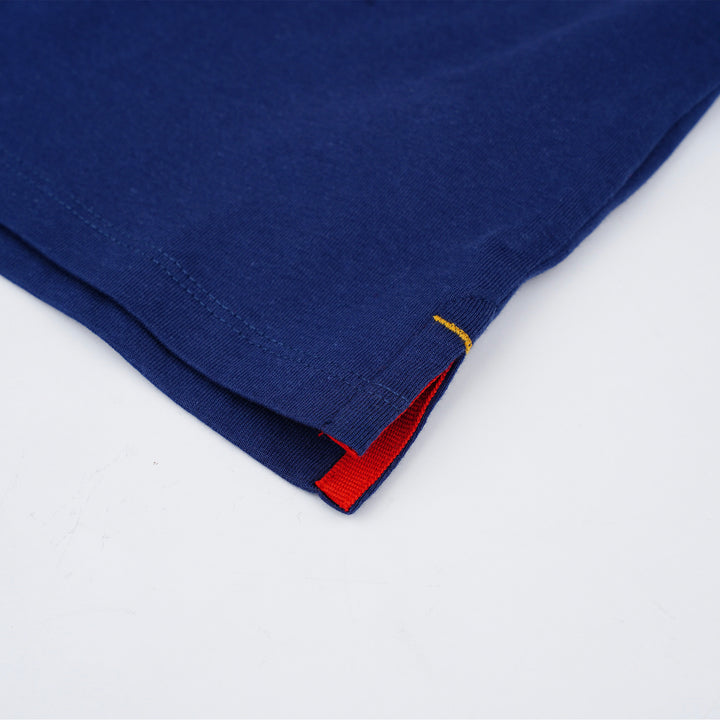 Poney Boys Navy Classic Rugby Short Sleeve Polo