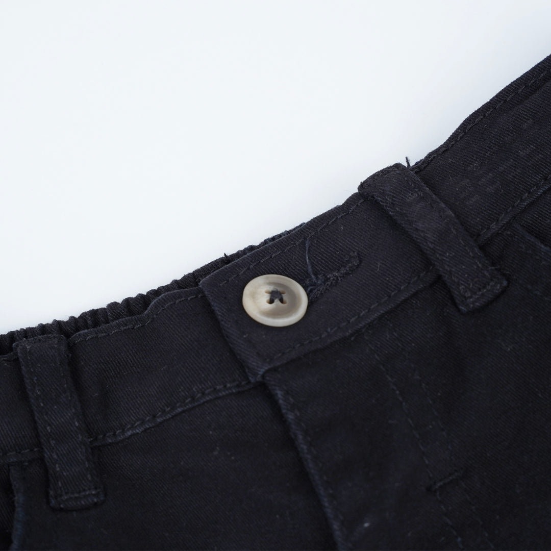 Poney Baby Boys Black Basic Chinos Short Pants