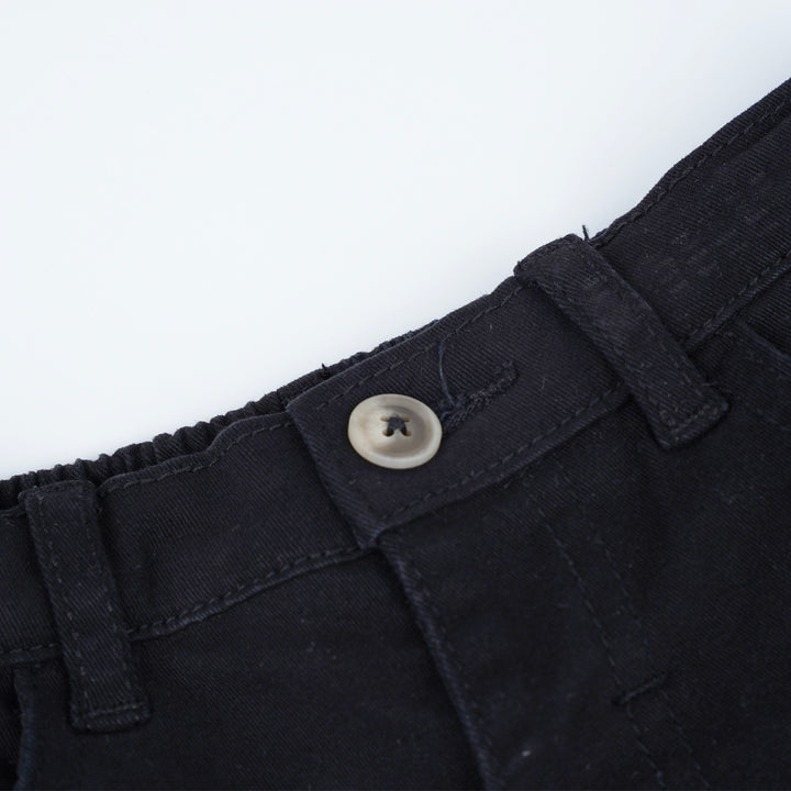 Poney Baby Boys Black Basic Chinos Short Pants