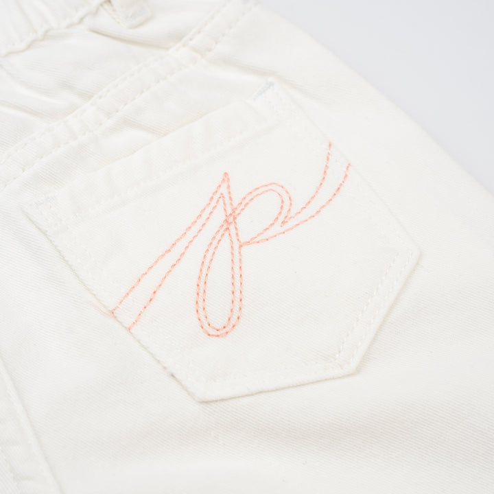 Poney Girls White Wide Leg Long Pants