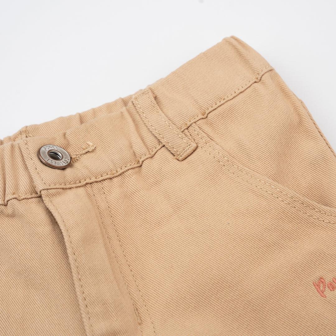Poney Girls Khaki Wide Leg Long Pants