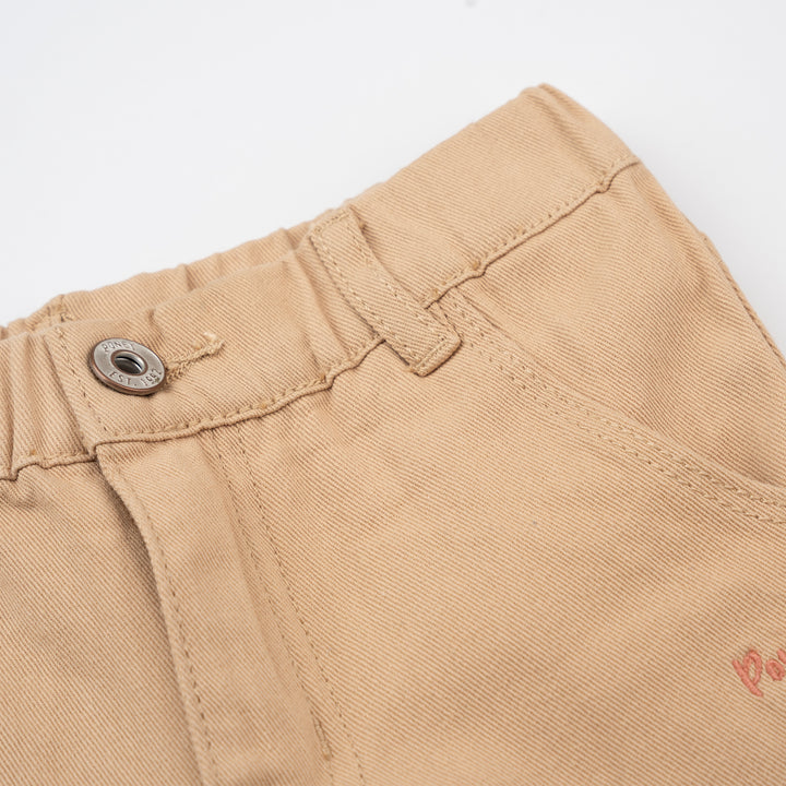 Poney Girls Khaki Wide Leg Long Pants