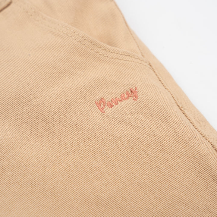 Poney Girls Khaki Wide Leg Long Pants