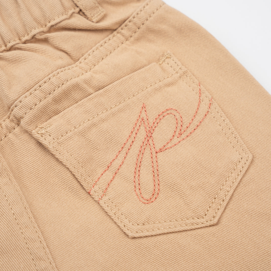 Poney Girls Khaki Wide Leg Long Pants