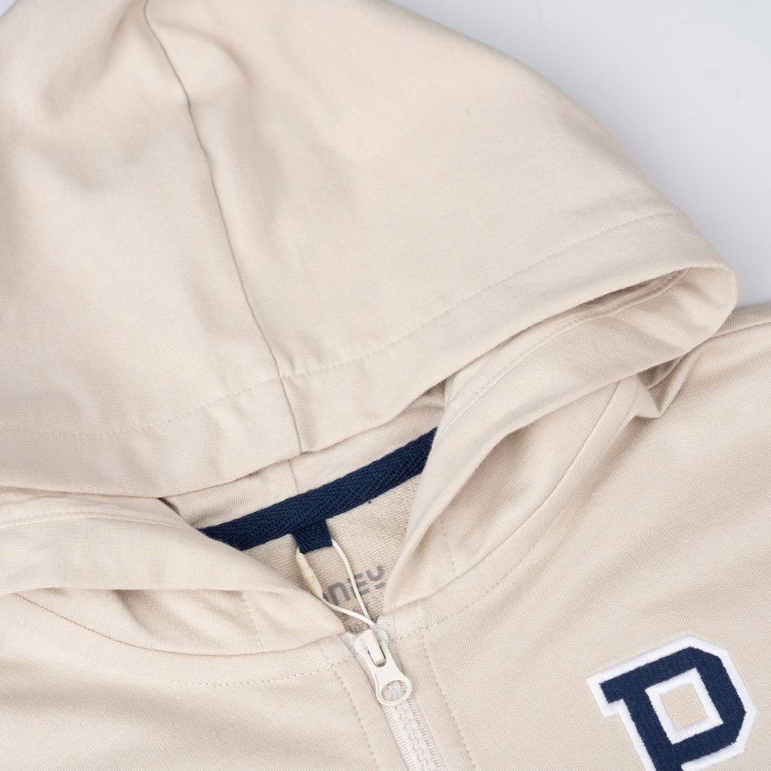 Poney Boys Khaki Poney Logo Long Sleeve Jacket