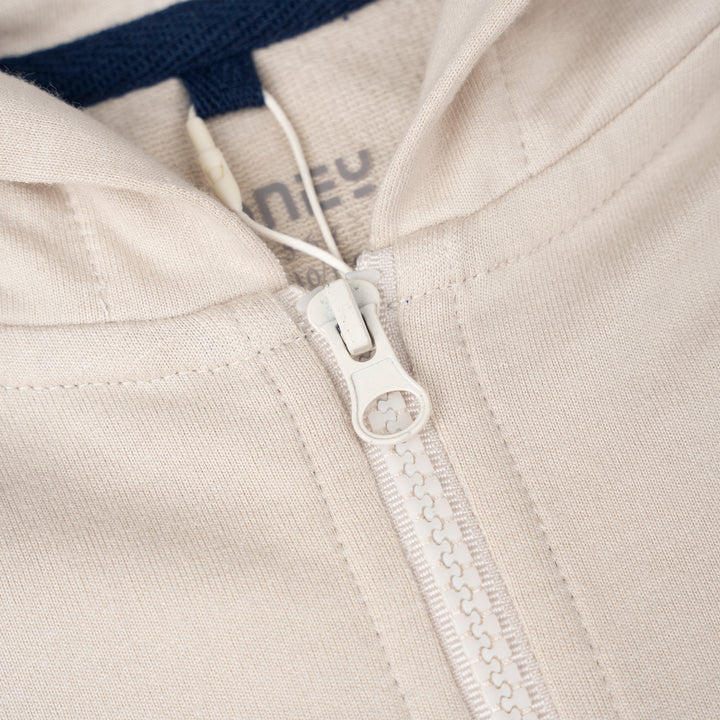 Poney Boys Khaki Poney Logo Long Sleeve Jacket