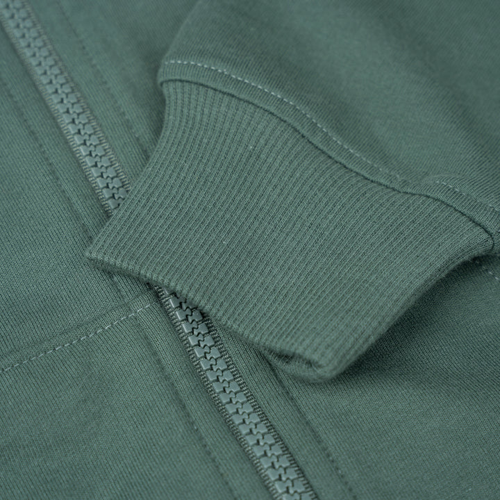 Poney Boys Green Poney Logo Long Sleeve Jacket