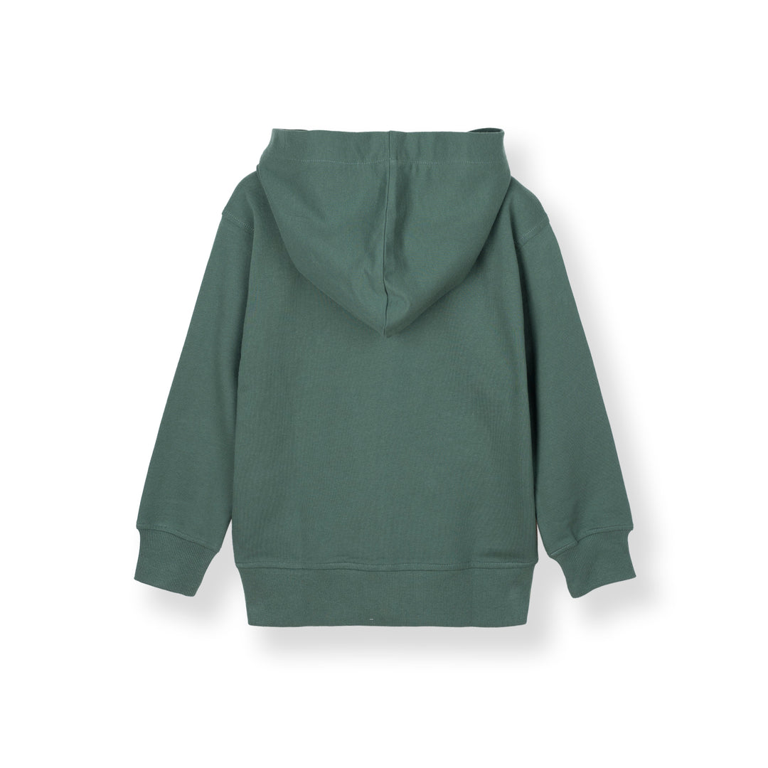 Poney Boys Green Poney Logo Long Sleeve Jacket