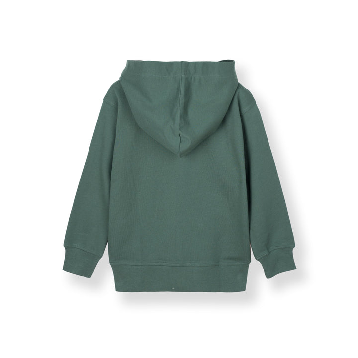 Poney Boys Green Poney Logo Long Sleeve Jacket