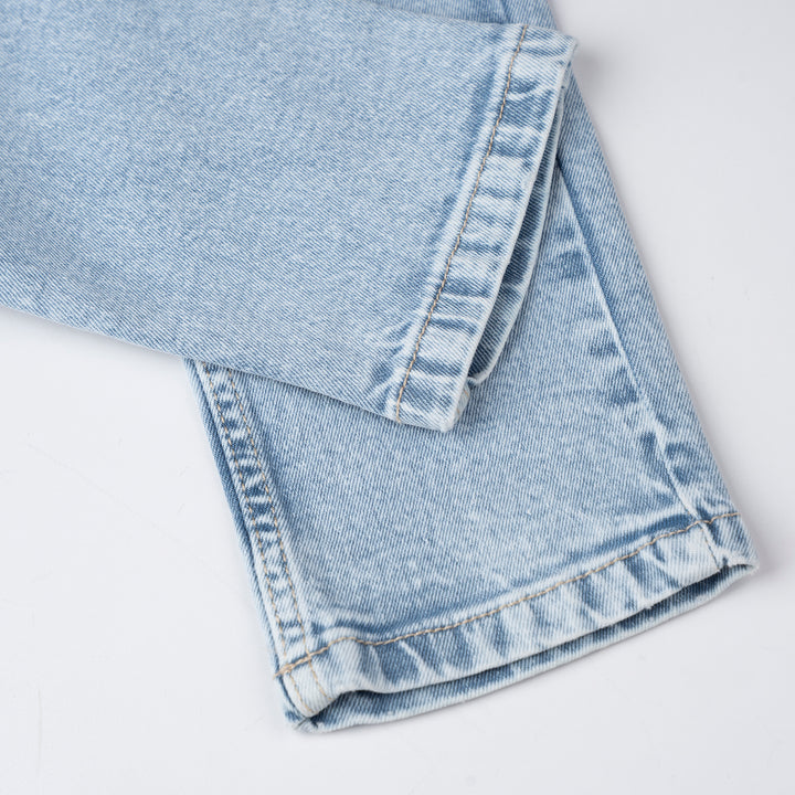 Poney Boys Light Blue Embroidered “P” Slim Fit Jeans