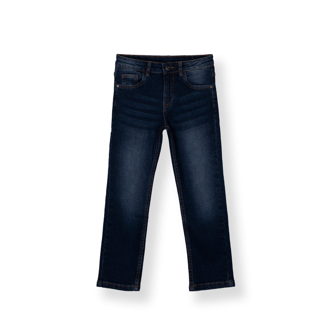 Poney Boys Denim Embroidered “P” Slim Fit Jeans