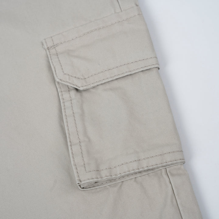 Poney Light Grey Cargo Long Pants