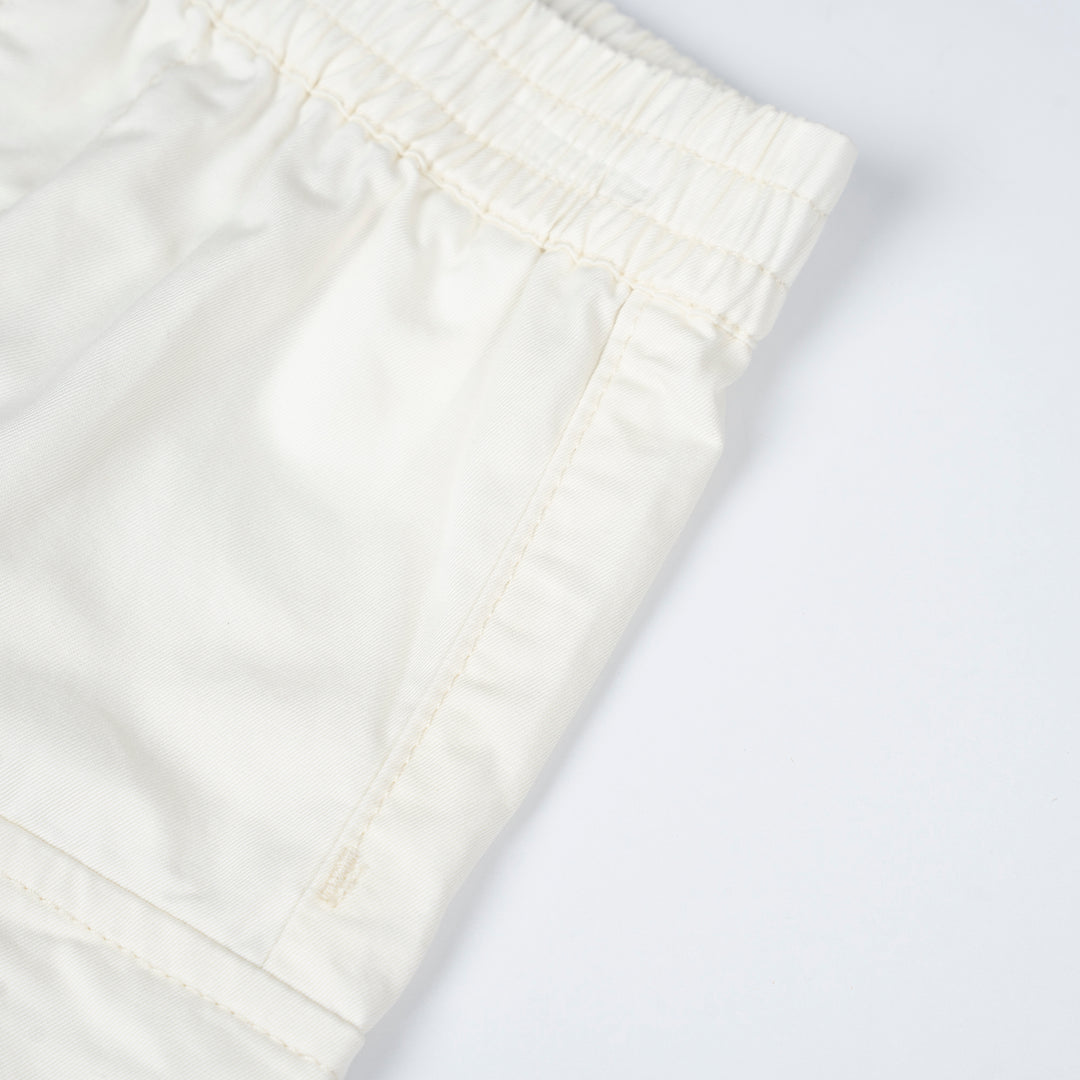 Poney Girls White 7/8 Cargo Long Pants