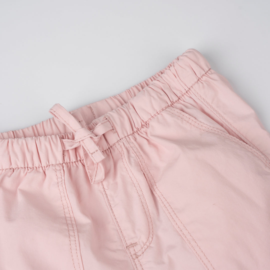 Poney Girls Light Pink Cargo Long Pants