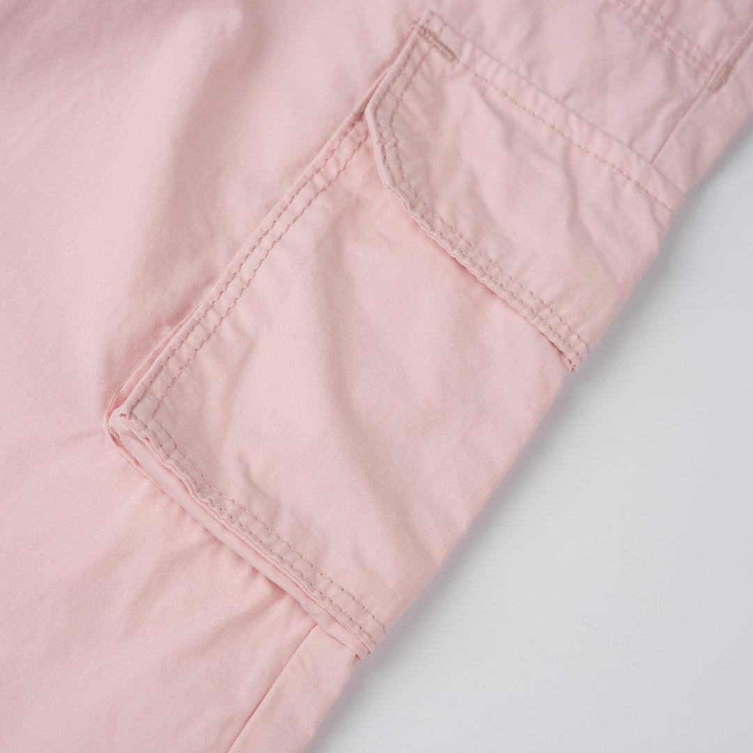 Poney Girls Light Pink Cargo Long Pants