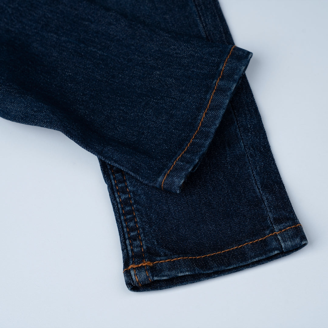 Poney Girls Navy Poney Skinny Zip-up Jeans