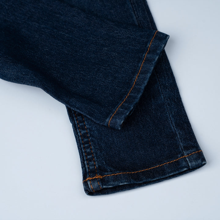 Poney Girls Navy Poney Skinny Zip-up Jeans