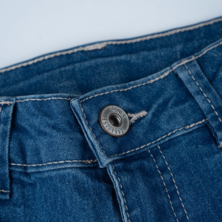 Poney Girls Medium Blue Poney Flare Cut Jeans