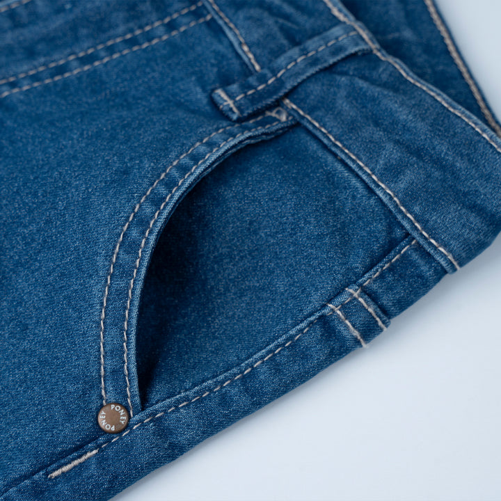 Poney Girls Medium Blue Poney Flare Cut Jeans