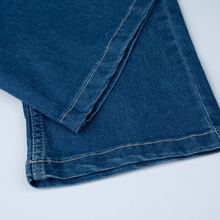 Poney Girls Medium Blue Poney Flare Cut Jeans