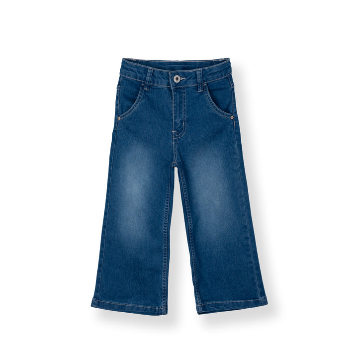 Poney Girls Medium Blue Poney Flare Cut Jeans