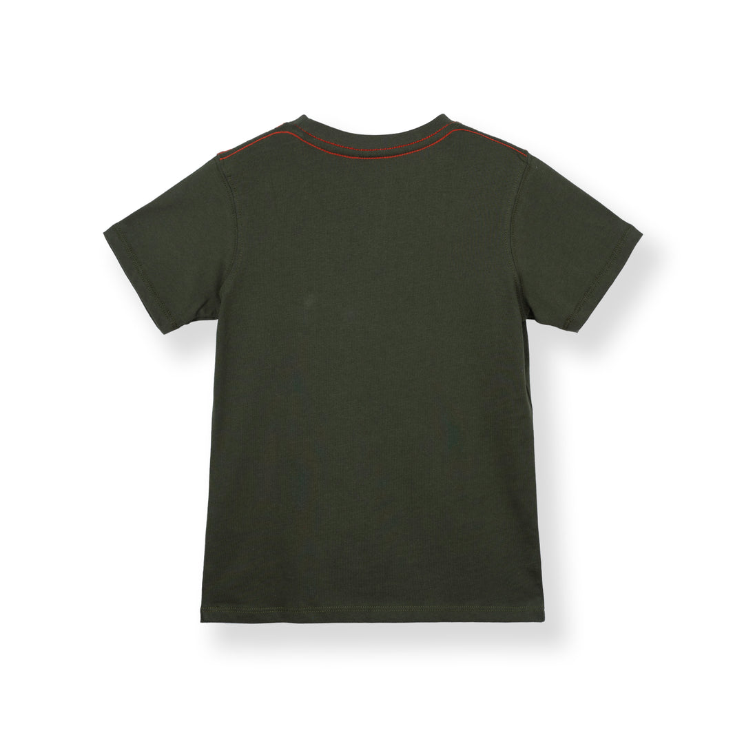 Poney Boys Green Color Pop! Poney Logo Tee