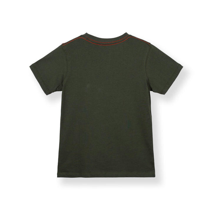 Poney Boys Green Color Pop! Poney Logo Tee