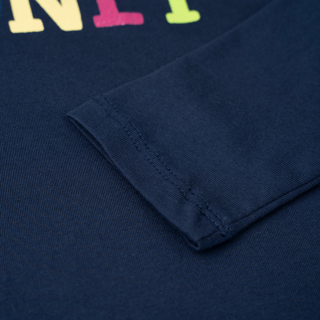 Poney Girls Navy Set Sail Long Sleeve Tee