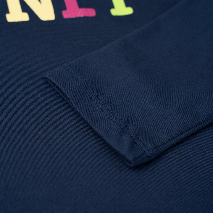 Poney Girls Navy Set Sail Long Sleeve Tee