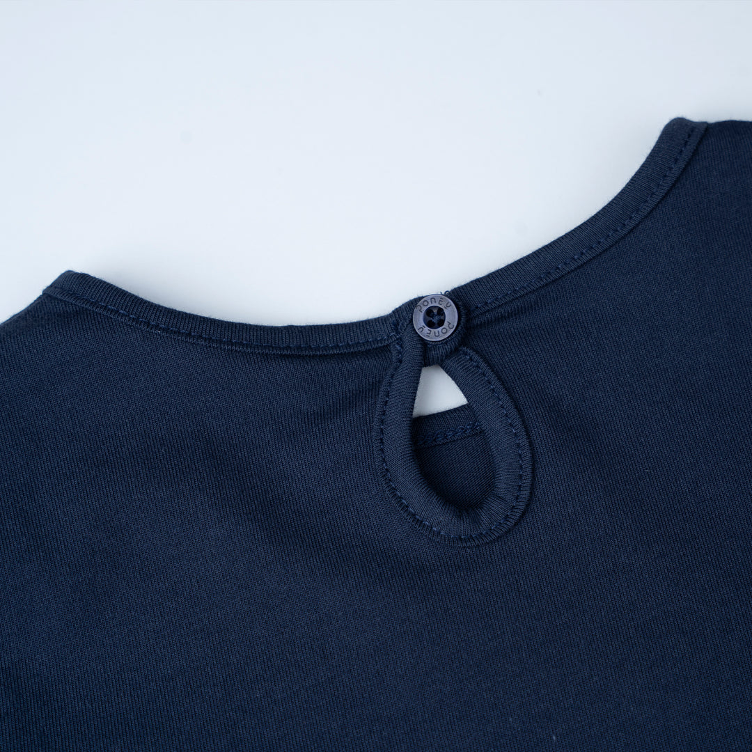 Poney Girls Navy Set Sail Long Sleeve Tee