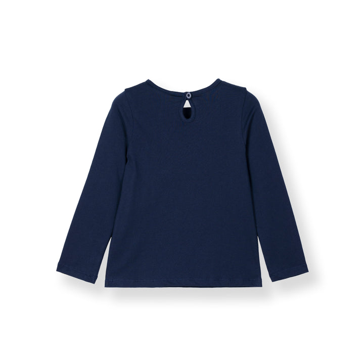 Poney Girls Navy Set Sail Long Sleeve Tee