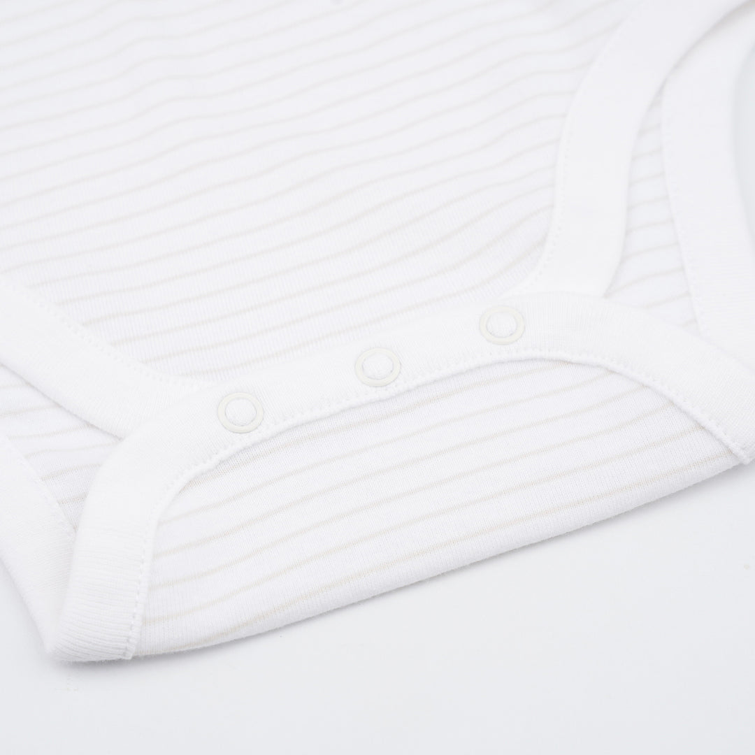 Poney Baby Boys Jasper Long Sleeve Sleepsuit with Snap Buttons