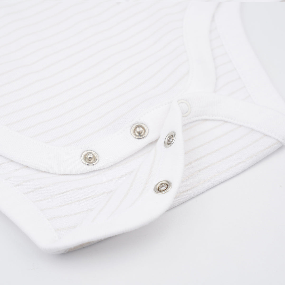 Poney Baby Boys Jasper Long Sleeve Sleepsuit with Snap Buttons