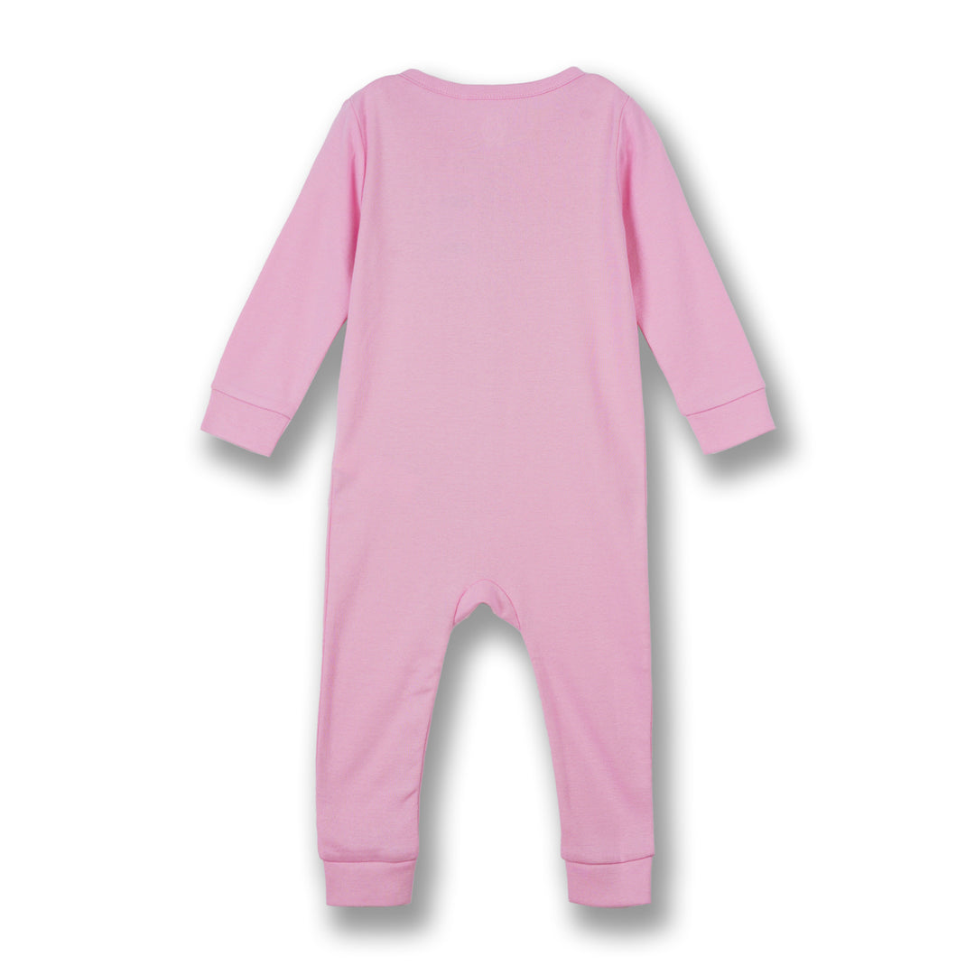 Poney Baby Girls Chloe Long Sleeve Sleepsuit with Snap Buttons