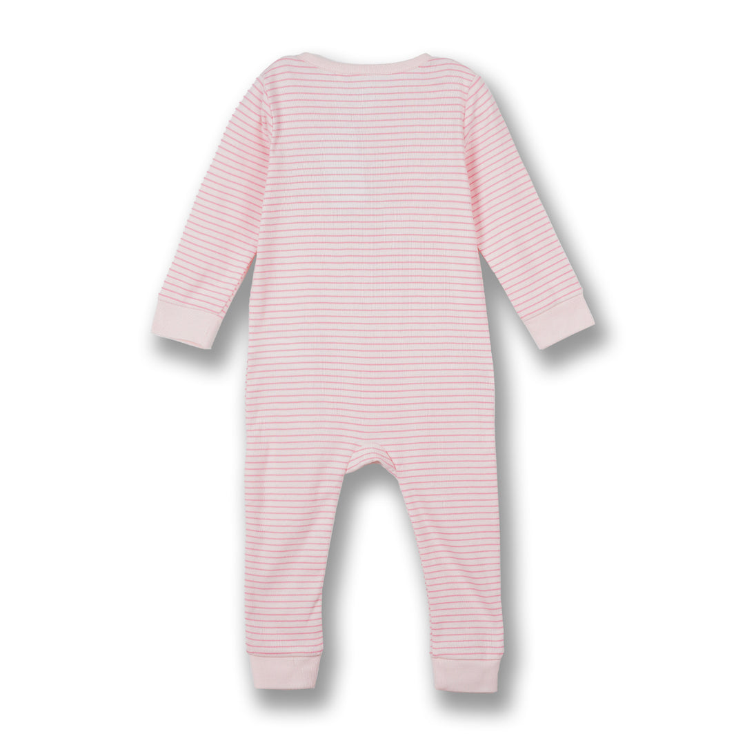 Poney Baby Girls Chloe Long Sleeve Sleepsuit with Snap Buttons