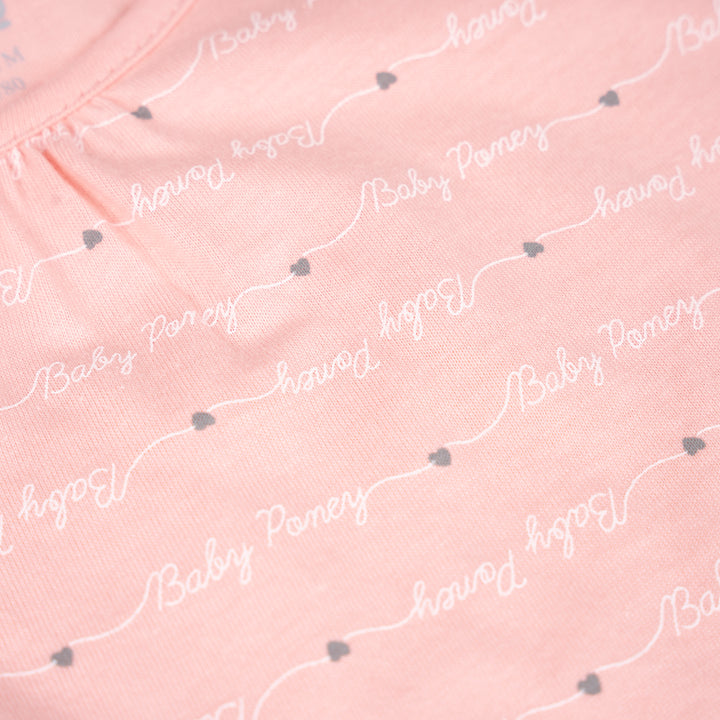Baby Girl Pale Rosette Pyjamas