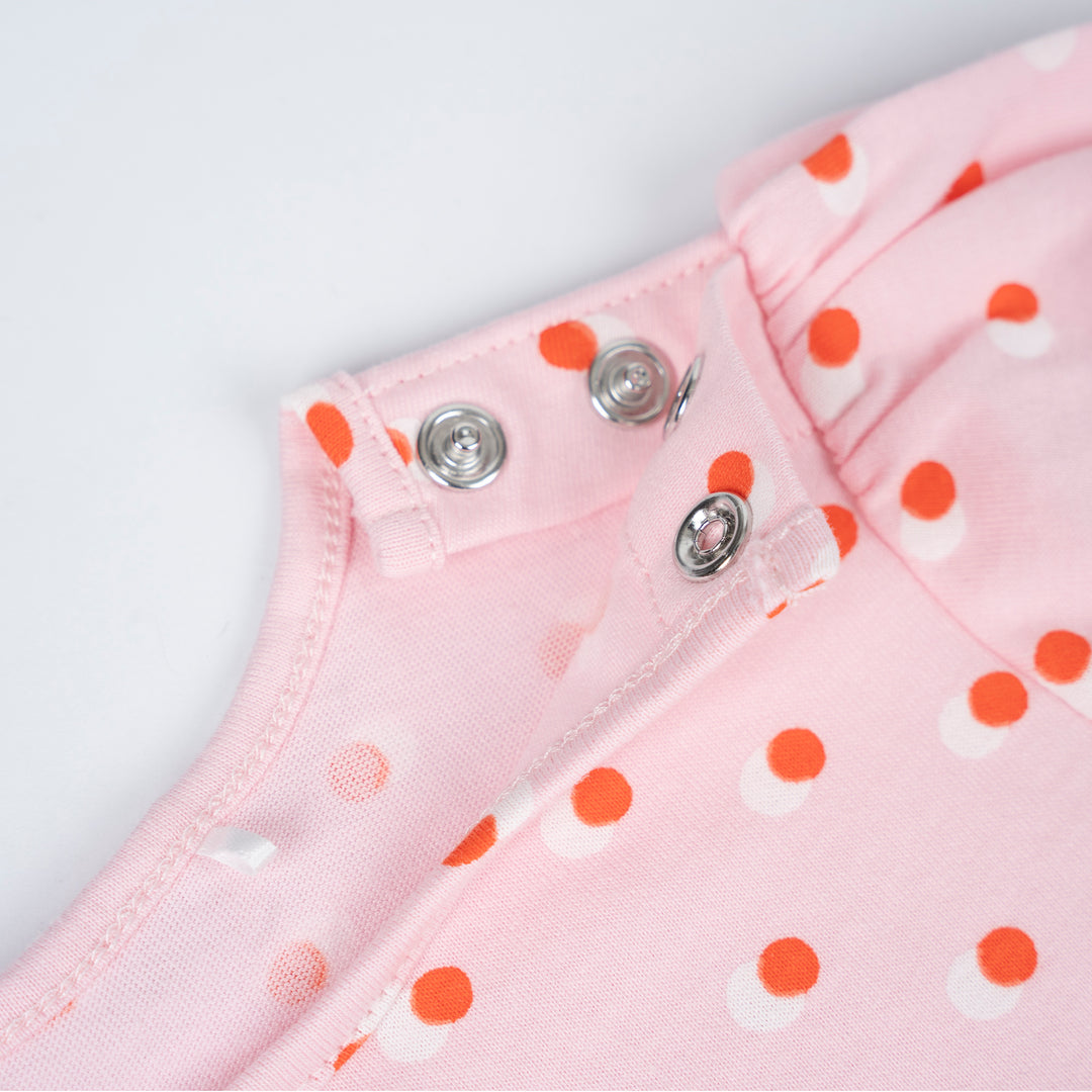 Poney Baby Girls Reiko Light Pink Short Sleeve Top and Skirt Set
